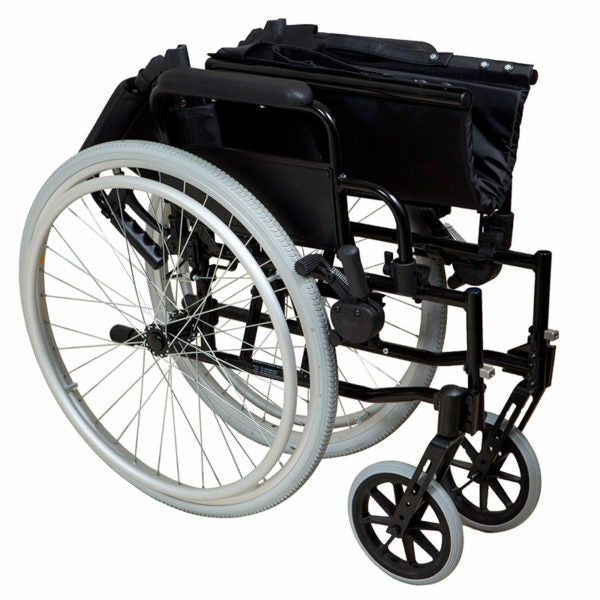 Lightweight Self-Propelled Wheelchair Black Frame